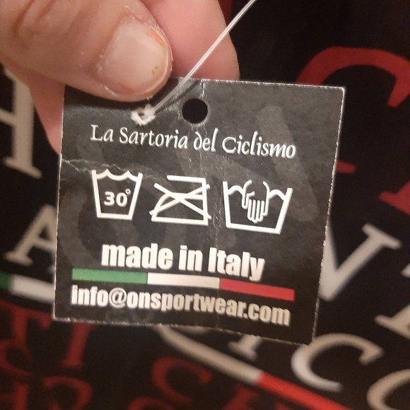 Maglia bici CHIANTI CLASSICO(ON) Racing Jersey BlkSlim Fit- Unisex NWT RARE - Picture 9 of 11